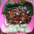 Cooksnap dari Cici lestari Fitri andjani untuk resep Pokcoy Siram Daging & Jamur