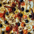 El cooksnap de arodsot cuando hizo Cena italiana: Focaccia y tabla antipasti con Aperol.
