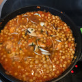 El cooksnap de michaval cuando hizo Garbanzos con almejas y gambas.