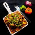 Vaishali Vora's cooksnap of when they made સિઝલિંગ ડ્રેગન પોટેટો.