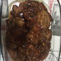 El cooksnap de obx3mario cuando hizo Chuletas de cerdo con romero, soja y miel.
