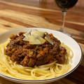 Koya Matsuno's cooksnap of when they made 🍝 Elena's Ragu sauce - Tuscan style.