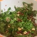 El cooksnap de Solana Cí cuando hizo Ensalada de rúcula, parmesano y tomates secos.