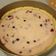 El cooksnap de Daniela Concha cuando hizo Kuchen de yogurt y arándanos.