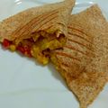 Brigi Cooksnap-ja, amikor elkészítette a(z) Quesadilla-Mexikói melegszendvics receptet.