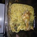 El cooksnap de Marce Vallejos cuando hizo Pollo al horno 🍗🍋enmantequillado y adobado con limón.