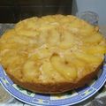 El cooksnap de Romina Alanis cuando hizo Torta Invertida de Manzana.