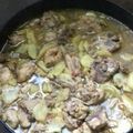 El cooksnap de Sandra Albornoz cuando hizo Pollo ala cerveza.