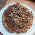 El cooksnap de gerbeth77 cuando hizo Tarta de masa filo con crema y manzana.