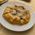 El cooksnap de lusalcidos cuando hizo Galette de cebolla caramelizada con queso de cabra.