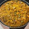 El cooksnap de Eduardo Agudo Alba cuando hizo Arroz con panceta y magro de cerdo.