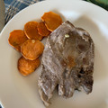 El cooksnap de Laura cuando hizo Chuletas de aguja de cerdo ibérico al tomillo 🌿.