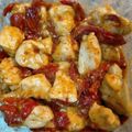 El cooksnap de Sara García Ramajo cuando hizo Salteado de pollo con pimientos del piquillo al ajillo.