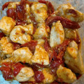 El cooksnap de Sara García Ramajo cuando hizo Salteado de pollo con pimientos del piquillo al ajillo.