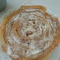 El cooksnap de Raquel Bartual cuando hizo Ruffled Milk Cake (Galatopita, pastel Griego rizado).