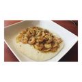 deandradeveaux's cooksnap of when they made shrimp and grits with chorizo cream sauce.