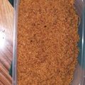 Cooksnap dari Andifa untuk resep Serundeng kelapa pedas manis