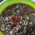 Cooksnap dari EkLesia LeoNyka untuk resep 47. Cumi Hitam Pedas Manis
