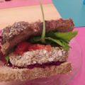 El cooksnap de Micaela Vega cuando hizo Hamburguesas de porotos colorados y batata.