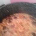 El cooksnap de Alfredo Álvaro cuando hizo Mollejas de pollo con champiñones.