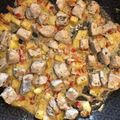 El cooksnap de samadors cuando hizo Cerdo en salsa de piña.