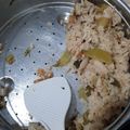 Cooksnap dari Ingrid Lie untuk resep Nasi Tim Sayur pahit plus babi panggang / Koa Chai Pui