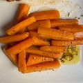 El cooksnap de Andrés cuando hizo Zanahorias baby glaseadas con miel y tomillo.