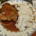 El cooksnap de Alan Maya cuando hizo Muslo de pollo en salsa de refresco, sin gluten.