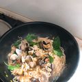 Lu JiaJing 的 三杯蛤蜊炒麵～15分鐘快速上桌 cooksnap