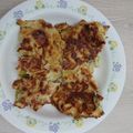 王遠貞 的 媽媽味絲瓜蝦仁煎餅 cooksnap