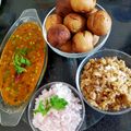 Darshana Patel's cooksnap of when they made Dal Bati Churma (Bati without oven).