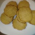LaToya 's cooksnap of when they made Peanut Butter Cookies.