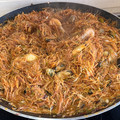 El cooksnap de Laura González Plaza cuando hizo Fideuá fideo fino de marisco.