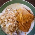 El cooksnap de Ana Alcala cuando hizo Pollo enchipotlado.