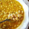 El cooksnap de Angélica cuando hizo Porotos granados con pilco.