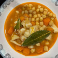 El cooksnap de Miguel cuando hizo Garbanzos con sepia.