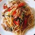รูป Cooksnap ของ Jillderella เมื่อเขาทำ สปาเก็ตตี้ผัดขี้เมาไก่