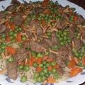 صورة من Om lamar، شاركها بعد تجربة وصفة رز وبازيلا مع لحمه 😋