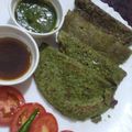 renu onar का कुकस्नैप जब उन्होंने साबूत मूंग हरा चीला(saboot moong hara cheela recipe in hindi) बनाया था।