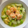 April Hsiao 的 蝦仁炒絲瓜 cooksnap