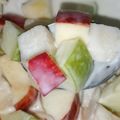 Cooksnap Alia Ali semasa beliau membuat Salad Buah Creamy.