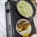 Cooksnap an ida semasa beliau membuat Masak lemak petola.