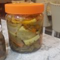 El cooksnap de Patricia Tognola cuando hizo Berenjenas en escabeche.