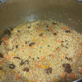 El cooksnap de Matri BenAlTorru cuando hizo Quinoa a la naranja.