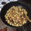 El cooksnap de Ezequiel Medina cuando hizo Wok de verduras y carne con fideos coditos ñam ñam 😉😋.