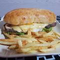 El cooksnap de Karen Zubiaurre cuando hizo Chivito uruguayo.