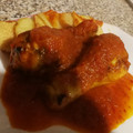 El cooksnap de gabriella8895 cuando hizo Pollo en salsa de pimientos.