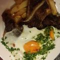 El cooksnap de Alan91 cuando hizo Bifes a caballo con fritas.