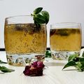 کوک اسنپ M.Arya بعد از امتحان کردن شربت ریحان سبز.