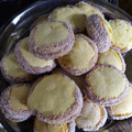 El cooksnap de Alejandra Russo cuando hizo Alfajor de maicena.